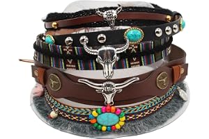 Cowboy hattband, kreativa och multifunktionella läderhattband, herrhattband, västerländskt hattband, hatttillbehör för kvinnor och män