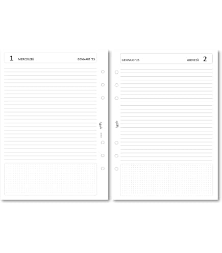 Inserto Agenda FILOFAX 2025 - Formato A5, Verticale, Tedesco - Foto 10