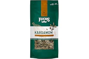 ‎FUCHS Fuchs Gewürze - Kardamom ganz | Aus natürlichen Zutaten | 20 g im wiederverschließbaren, recyclebaren Beutel