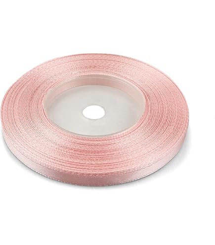 Ruban Satin 10mm X 23m Rose Mauve - Pour Décoration, Mariage, DIY