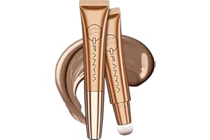 Greyghost Contour Stick 15ml, Líquido Impermeable Rostro Contorno Beauty Wand, Silky Cream Contouring Stick, Matte Finish Concealer Pen with Soft Cushion Applicator