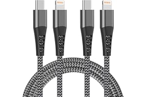 YEONPHOM Câble iPhone USB C 1M 2Pack[Certifié Apple MFi], Câble USB C vers Lightning Cable iPhone Charge Rapide Cable Chargeur iPhone Câble Lightning USB C Cordon Fil pour iPhone 14 Pro Max/14 Plus/13/12/11/XS