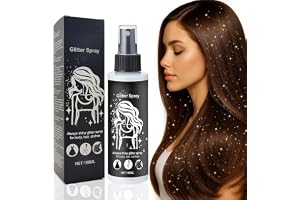 Glitterspray, silver glitter spray hår & kropp, glitter hårspray ansikte & kläder, body glitter spray med ultrafin dimma, snabbtorkande festival tillbehör halloween karneval födelsedag