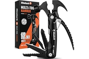 Hinshark Geschenke für Männer, 12 in 1 Multitool Camping Zubehör, Männergeschenke, Geburtstagsgeschenk Gadgets Weihnachtsgeschenke Adventskalender Füllung für Männer Geschenke für Papa