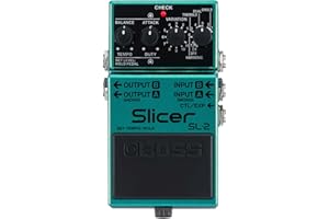 BOSS SL-2 Slicer | Pedale compatto per chitarra, tastiere, DJ e molto altro | Create istantaneamente groove vibranti | Percorsi Slicer multipli | 88 pattern interni | Ingresso di controllo MIDI