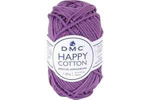 DMC - Happy Cotton - Special Amigurumi - 100% algodón - Muy suave y agradable para trabajar | Ovillo de 20gr - 43 m | 49 colores