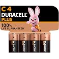 Duracell Plus Piles D Lot De 4 - Alcalines 1,5V - Durée De Vie 100% Garantie - Parfaites Pour Jouets Et Appareils Du Quotidien