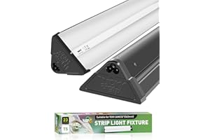 LUCKY HERP T5 UVB Lampe Terrarium, Reptilien UVA Leuchtstoffröhre 24W, 30% UVA+10% UVB Kit für Schildkröte, Bartagame, Vögel, Schlangen, Eidechsen, Reptil