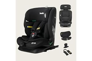 Jovikids i-Size Seggiolino Auto, 76-150cm da circa 15 mesi a 12 anni Seggiolino Isofix e Top Tether, Groupe 1/2/3 ECE R129, Reclinabile 5 posizioni