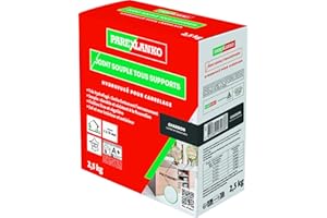 PAREXLANKO - Joint Souple tous Supports - Charbon - Joints de Carrelage de 2 à 15 mm Soumis à de Fortes Sollicitations - Neuf et Rénovation - Sol et Mur - Intérieur et Extérieur - 2,5 kg