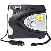 Ring Automotive - RAC610 12v electric tyre inflator air compressor car pump with pressure gauge and valve adaptors for car, m