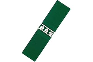 Ro Rox Cintura Larga Elasticizzata in Stile Retro Vintage 1950 Molti Colori - Taglie 40-60