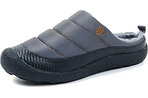 Gaatpot Unisex Pantofole Invernali Caldo Peluche Slippers Ciabatta da Casa Morbido Antiscivolo Piatto Cotoneinfradito Scarpe 36EU-46EU