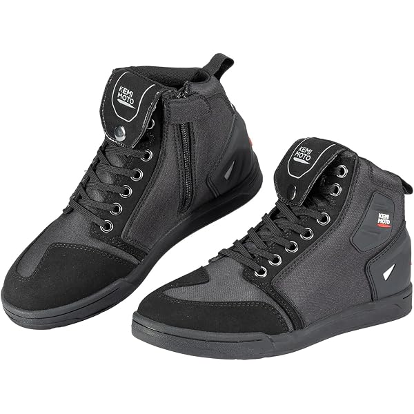 Bottes Moto Modeka Lane - Cuir De Vachette - Taille 43 - Noires - Antidérapantes