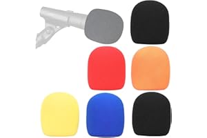 Mic Windscreen - Pof Filter Foam Windscreen Cover Compatible with Shure SM58 SM58-LC Ball Type Mic to Reduce Wind Noises by YOUSHARES (6 Pack）