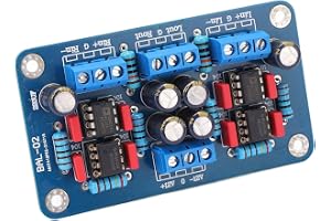 BAFOVY Balanserat Till Obalanserat Förförstärkarkort PC Single Ended Förförstärkarkort SSM2141 DC Dubbel 12V Till 15V Låg Dis