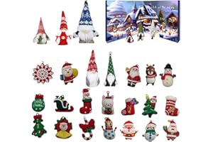 DORUGAGE Christmas Gnome Advent Calendar 2024 | Gnome Toy Advent Calendar 2024 | Handmade Plush Gnome Christmas Advent Calendar Countdown | Table Decorations Home Decor Collectible Figures For Kids