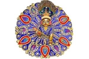Aksharveda Ladoo Gopal Poshak Size 4 | Bal Gopal Dress for Laddu Gopal Idol | Krishna Ji Dress Set for Home Temple, Puja & Janmashtami | Baby Krishna Poshak for Festive Decoration, Blue