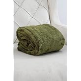 Mulberry Wellsoft Battaniye, Televizyon Battaniyesi,Peluş, Polar Battaniye,&Ccedil;ift Kişilik 220 * 230 Haki