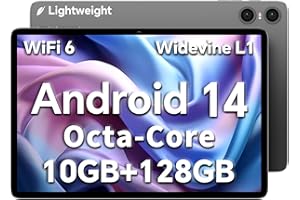 TECLAST P30T Android 14 Tablet, 10.1 inch Tablet Octa-Core 10(4+6) GB+128GB(TF 1TB) Android Tablet, HD IPS Lightweight Tablet WiFi 6, Widevine L1/6000mAh/GMS/2+5MP/Face ID/Metal Body - 2024