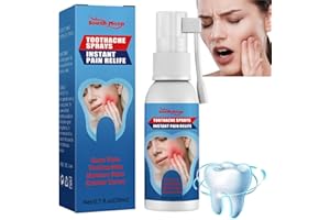 JINJIAR Tooth Pain Relief Spray,Toothache Relieving Spray,Oral Care Spray,Dental Pain Relief Spray,Pain Relief for Toothache,Improve Gum Pain Spray for Toothache Relief,Strong Pain Relief for Toothache