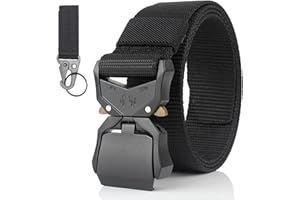 Bansga Cinturón Táctico de los Hombres Estilo Militar con Nosotros Cinturón de Nylon de Alta Resistencia Para el Entrenamiento de Caza Ejército Que se Ejecuta