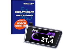WEGLUST Custodia protettiva in TPU per Bosch Purion 400 (BHU 3500), trasparente, resistente agli urti, resistente alle intemperie, perfetta per display e-bike (solo 1 custodia in TPU inclusa)