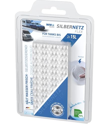 WM Aquatec Silbernetz Flex – Automatische Wasserkonservierung Für Tanks Bis 160 Liter, Made In Germany