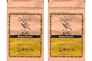 Radico Henna-Blattpulver 2er-Pack (2 x 100g) Lawsonia Inermis (bio, vegan) x2