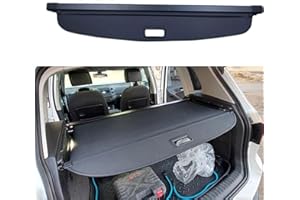 WUURAA Retractable Rear Trunk Parcel Shelf for VW Tiguan 2010 2011 2012 2013 2014 2015 2016 2017 2018, Curtain Shelves Luggage Cargo Shield Cover Auto Shelves Organizer