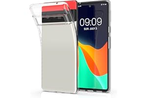 kwmobile Carcasa Compatible con Google Pixel 6 Pro - Funda de Silicona para móvil - Cover Trasero en Transparente