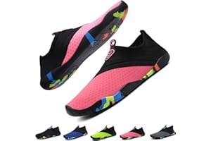 DRECAGE Buty wodne męskie i damskie do gołych stóp, szybkoschnące skarpety do sportów wodnych, nurkowania, jogi, buty na plażę, do pływania i surfowania