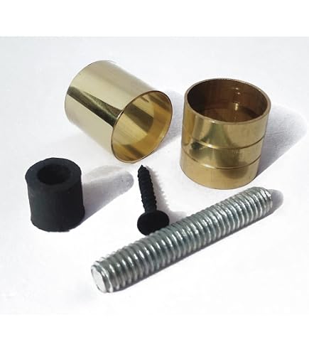 10 Pcs Brass Ring Shaft Collars For Walking Sticks – Replacement Parts For Canes