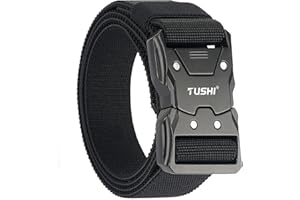 LROCOTANC Taktyczny Pasek, Heavy Duty Regulowany Wojskowy Styl, Nylonowy Pasek z Klamrą ze Stopu Cynku, Wojskowe Szybkie Zapięcie, Klamra w Talii