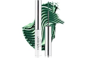 ANGLICOLOR Grün Wimperntusche Farbige Wimperntusche Verklumpt Nicht Wasserfeste und Nicht Verschmierende Dünne Regenbogen-Mascara für Empfindliche Augen (#07)