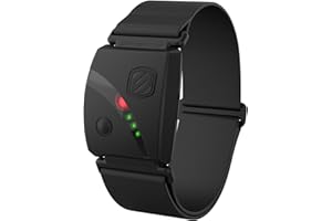 SCOSCHE | RHYTHM 24 Armband Heart Rate Monitor, Black | 5 Heart Rate Zone Indications | Health & Exercise Essential | 24 Hour Battery Life