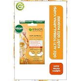 Garnier Nem Bombası G&ouml;z Altı Torbalarına Karşı Kağıt G&ouml;z Maskesi Portakal Suyu & Hyaluronik Asit