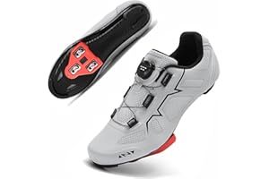 YIHOODA Fahrradschuhe Herren Damen Rennradschuhe Kompatibel mit SPD, SPD-SL, Look Keo Klicksystem | Radschuhe für Peloton Bike, Rennrad & MTB | Leichte & Atmungsaktive