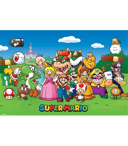 Ma Little Canv Affiche Mario - Décoration murale pour chambre d'enfant fille ou garcon - Motif Mario Luigi | Sans Cadres 30x40cm (Luigi Ma Little Canv Affiche Mario - Décoration murale pour chambre d'enfant fille ou garcon - Motif Mario Luigi | Sans Cadres 30x40cm (Luigi