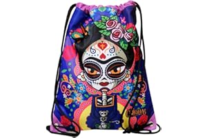 CYPBRANDS Catrinas- Mochila saco, Multicolor, Bolso cuerdas, Matilda, Producto oficial (CyP Brands)