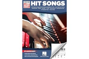 Hit Songs - Super Easy Songbook | Beginner Piano Sheet Music Collection with Chords and Letter Notes | Easy Piano Songbook for Kids Teens and Adults |Learn 60 Pop Rock Favorites for Beginner Pianists