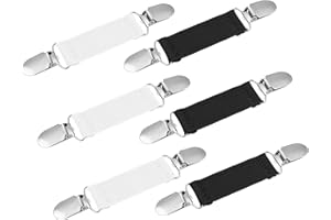 Cooraby 6 Pieces Fashion Dress Clips Back Cinch Set, Shirt, Sweater, Clothes, Mitten, Shawl, Waist Clips for Women Men Girls