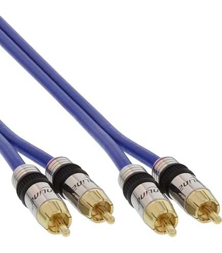 InLine 89950P S-VHS kabel, premium, vergulde stekker, 4-polige mini-DIN- stekker, 2 m