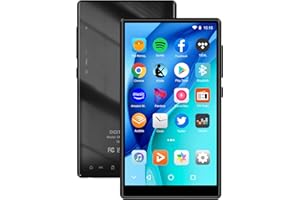 80GB MP3 Player with Bluetooth and WiFi, ZAQE Full Touchscreen MP4 MP3 Player with Spotify, Audible, Amazon Music, Android Music Player with Speaker, FM Radio, E-book, Up to 1TB (4.7")