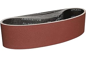 Sruhrak Bandes Abrasifs 100x915 mm-10 Pièces de 180 Grain Bande Ponceuse pour Ponçage et Polissage avec Ponceuse à Bande Portable