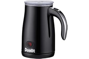 Mousseur à Lait Électrique Dualit - Milk Frother pour Lait Chaud ou Froid - Idéal pour latté, Cappuccino, Chocolat Chaud, Milkshake - Parfait pour les Machines à Café Dualit & Nespresso®*