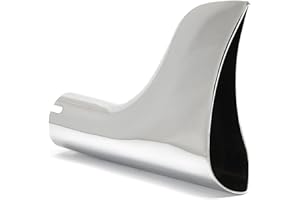 DOCK66 MOTORCYCLE PARTS Embout de queue de poisson universel chromé