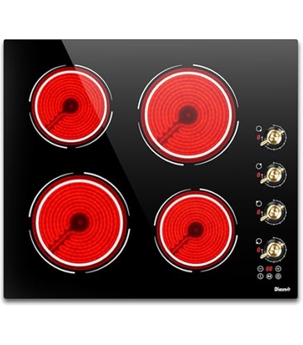 Klarstein Appetito 4 massas hob built-in, 4 plates/zones, 5500 watts
