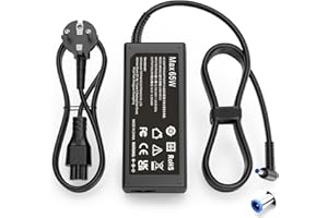 HP Laptop Ladekabel 65W Ladegerät Netzteil für HP Elitebook Probook 830 840 850 430 440 450 470 G3 G4 G5 G6 G7 G8 Pavilion x360 x2 11 13 15 Chromebook Ladegerät 19,5V 3,33A Charger 4,5 x 3mm