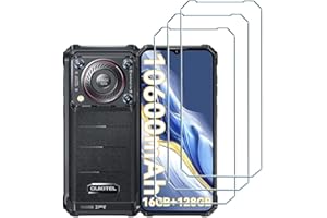 Xiangyun 3 Stücke Schutzfolie für Oukitel WP36 (6.52") Schutzglas Panzerglas, 9H Härte, Membrane HD, Anti-Kratzen, Anti-Bläschen, Gehärtetes Glas Displayschutz